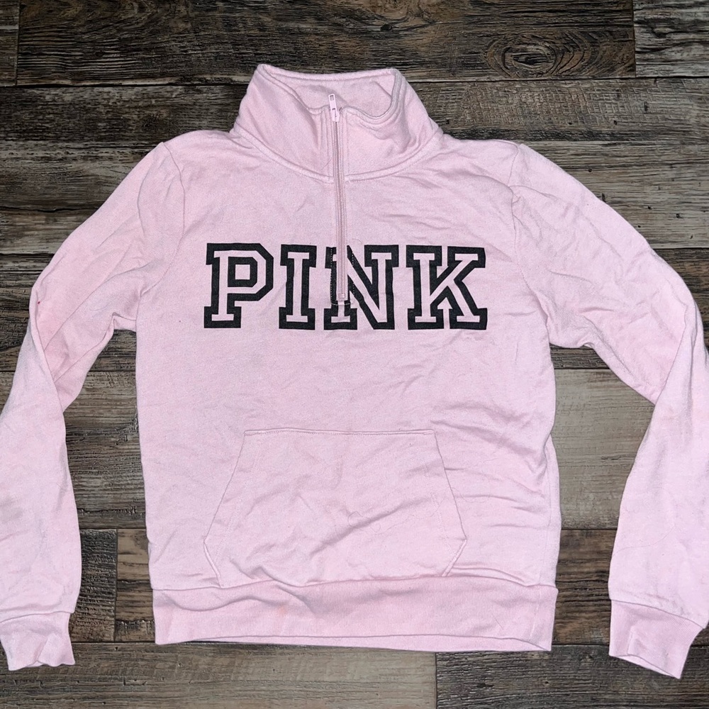 Pink, light pink sweatshirt